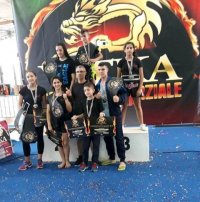 il M Claudio Vasile con gli atleti Street Academy