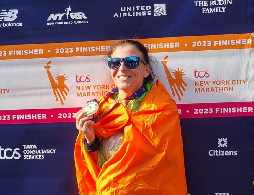 Marinella Barbagallo alla Maratona di New York 2023