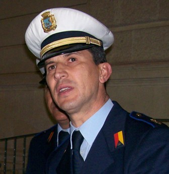 Il comandante della PM Giuseppe Casella